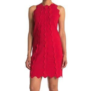 Ted Baker Rianori Scalloped Trim Shift Dress
